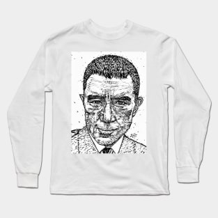 YUKIO MISHIMA ink portrait.2 Long Sleeve T-Shirt